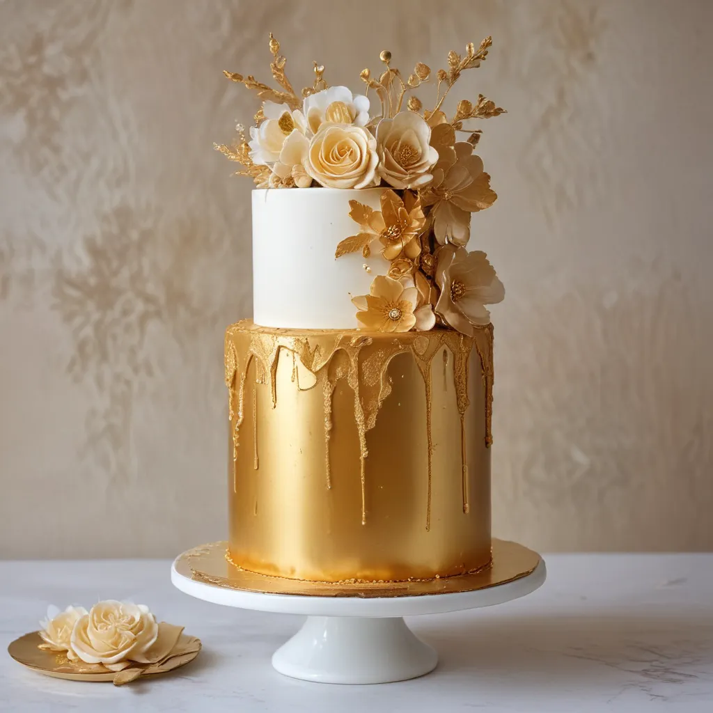 24 Karat Magic: Gold Accent Cakes