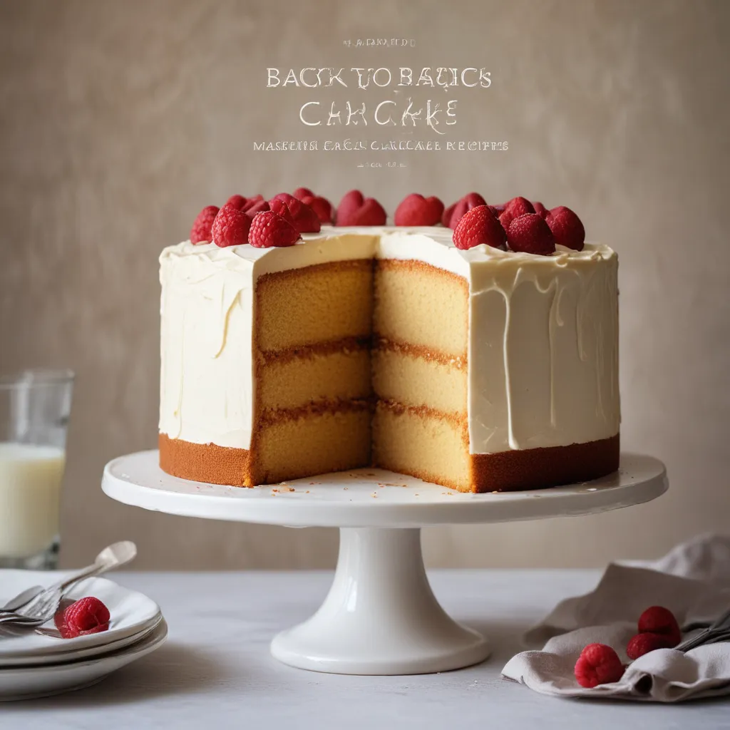 Back to Basics: Mastering Classic Cake Recipes & Techniques