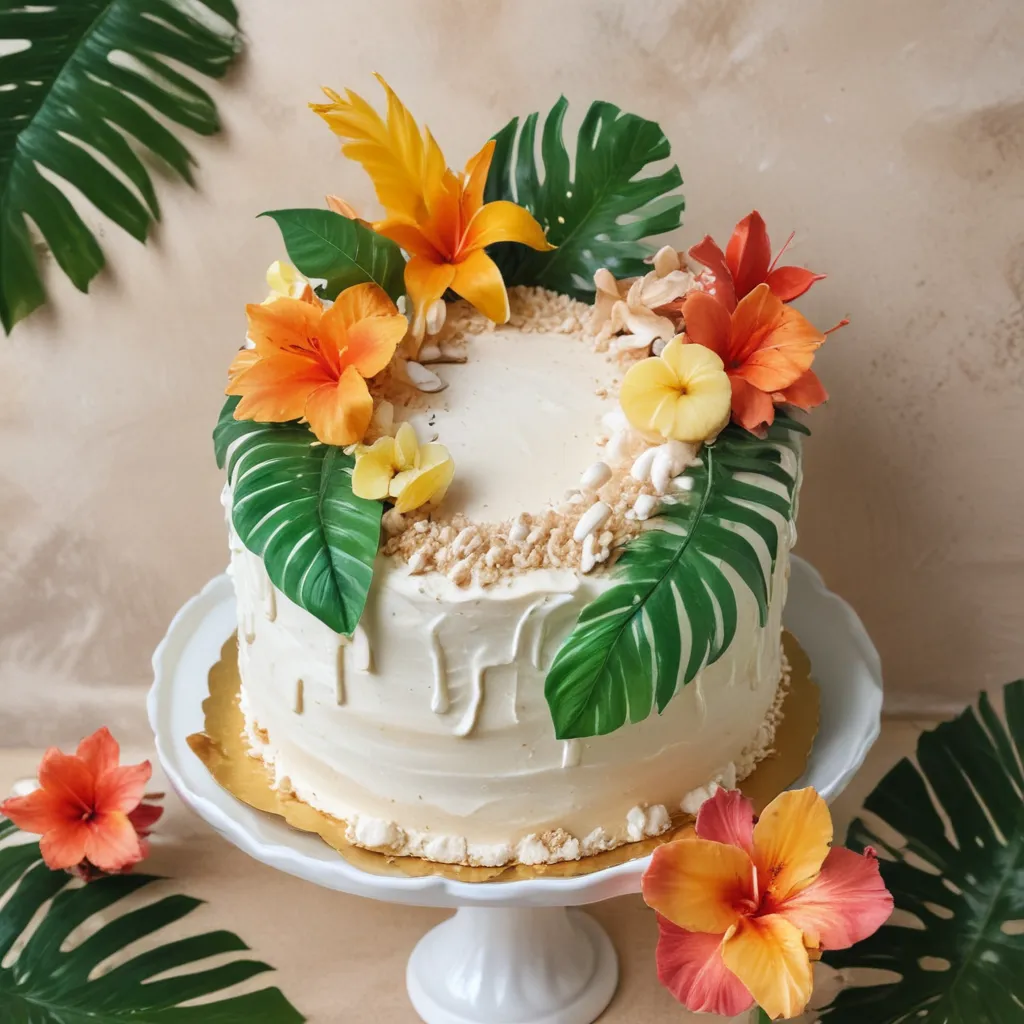 Bring the Beach Vibes with Tropical Paradise Cakes