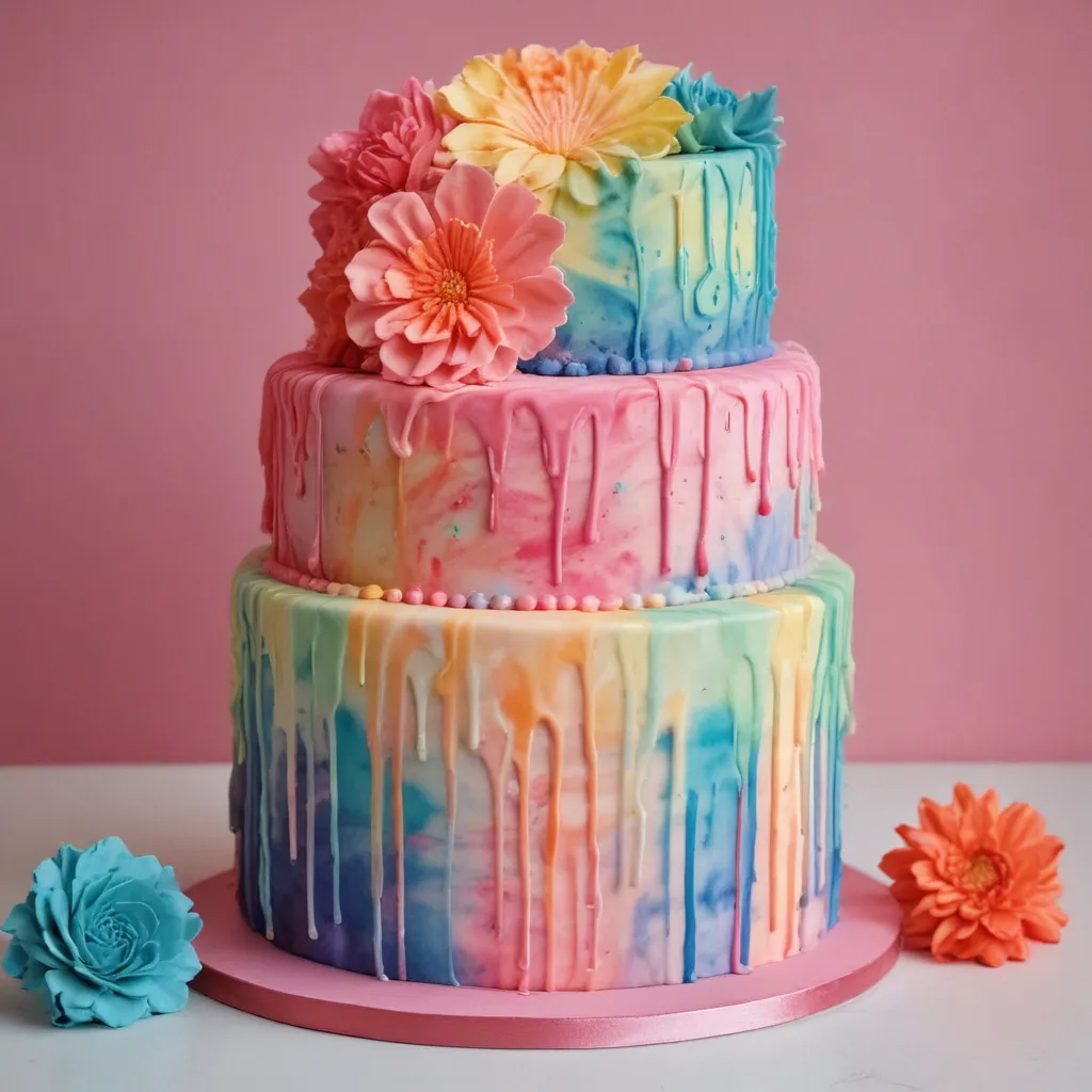 Cakes Inspired by Tie-Dye