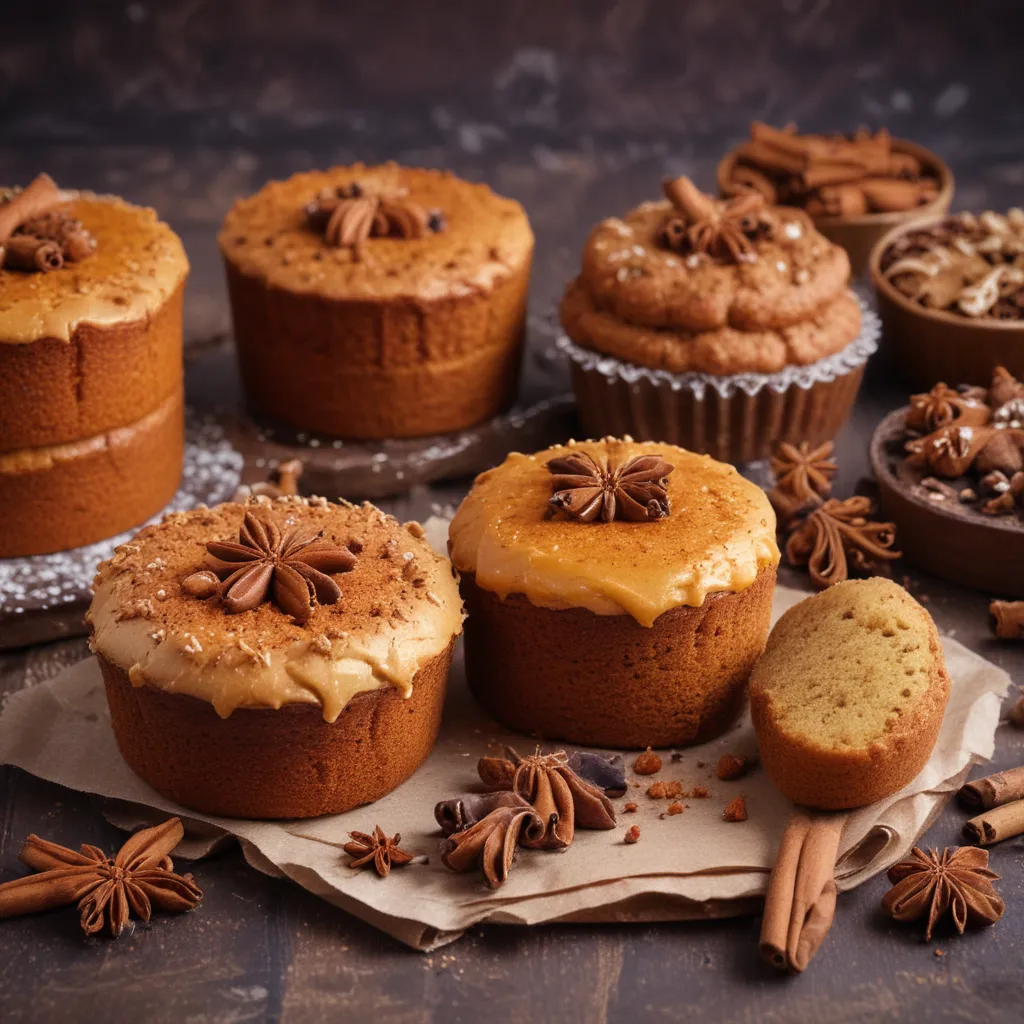 Cakes Made with Warm Spices: Cinnamon, Ginger, Nutmeg