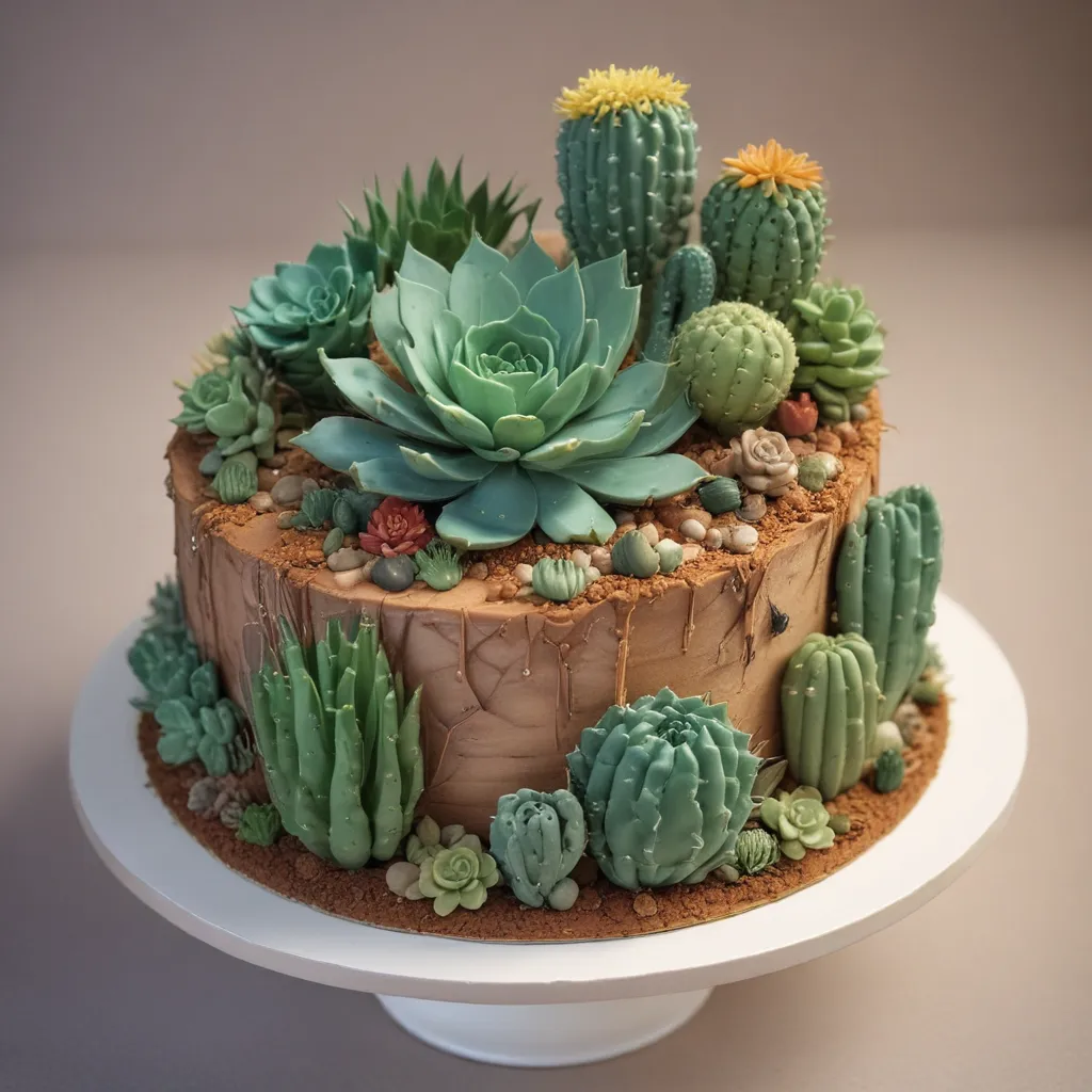 Cakes That Look Like Realistic Cacti and Succulents
