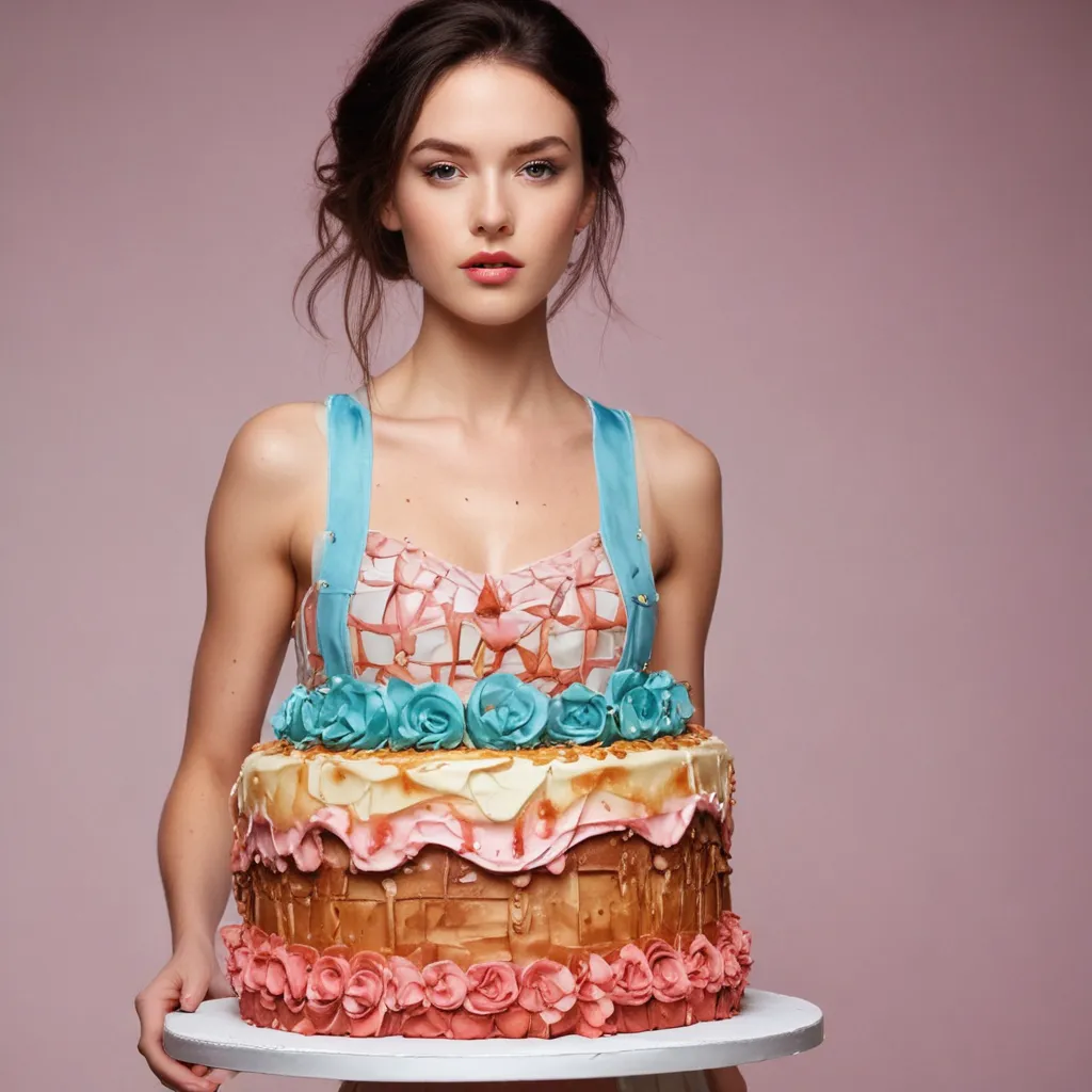 Cakes Transformed into Wearable Fashion