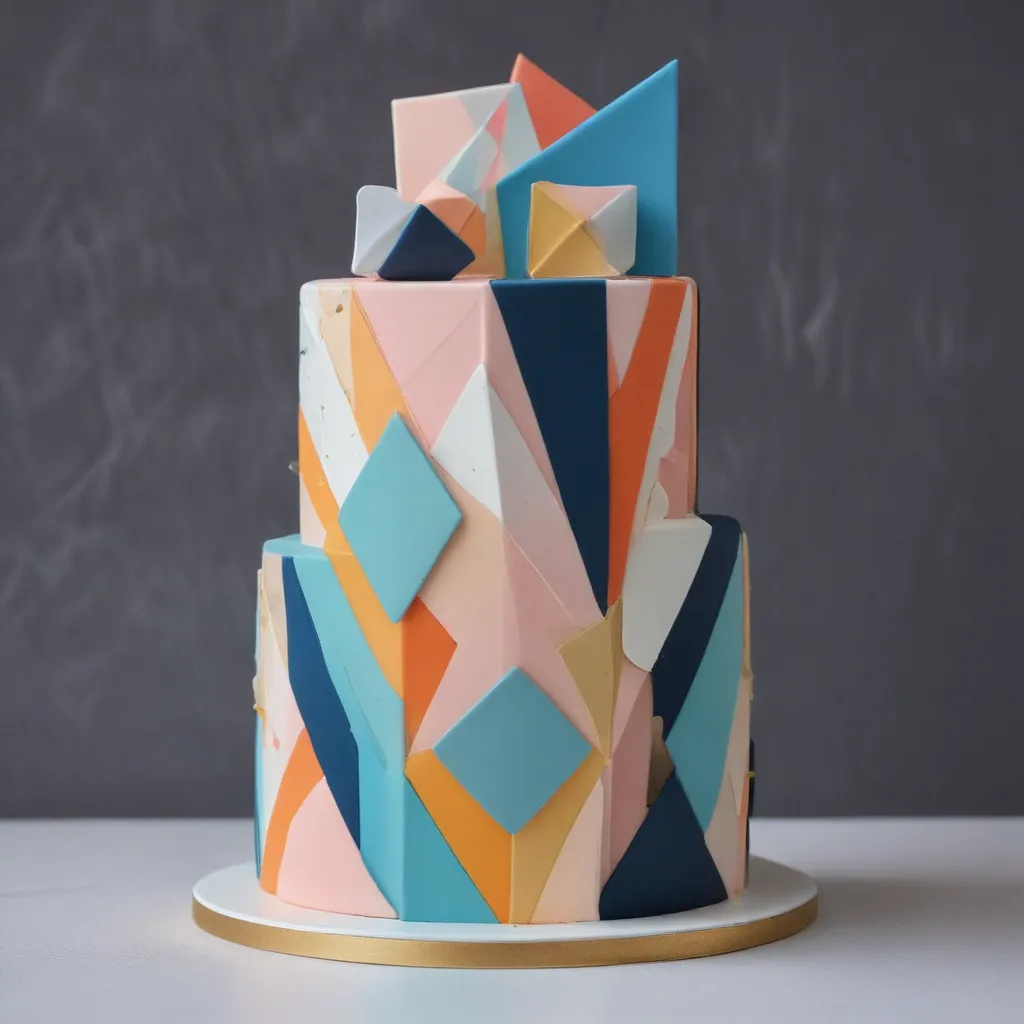 Colors, Angles and Shapes: Modern Geometric Cake Designs