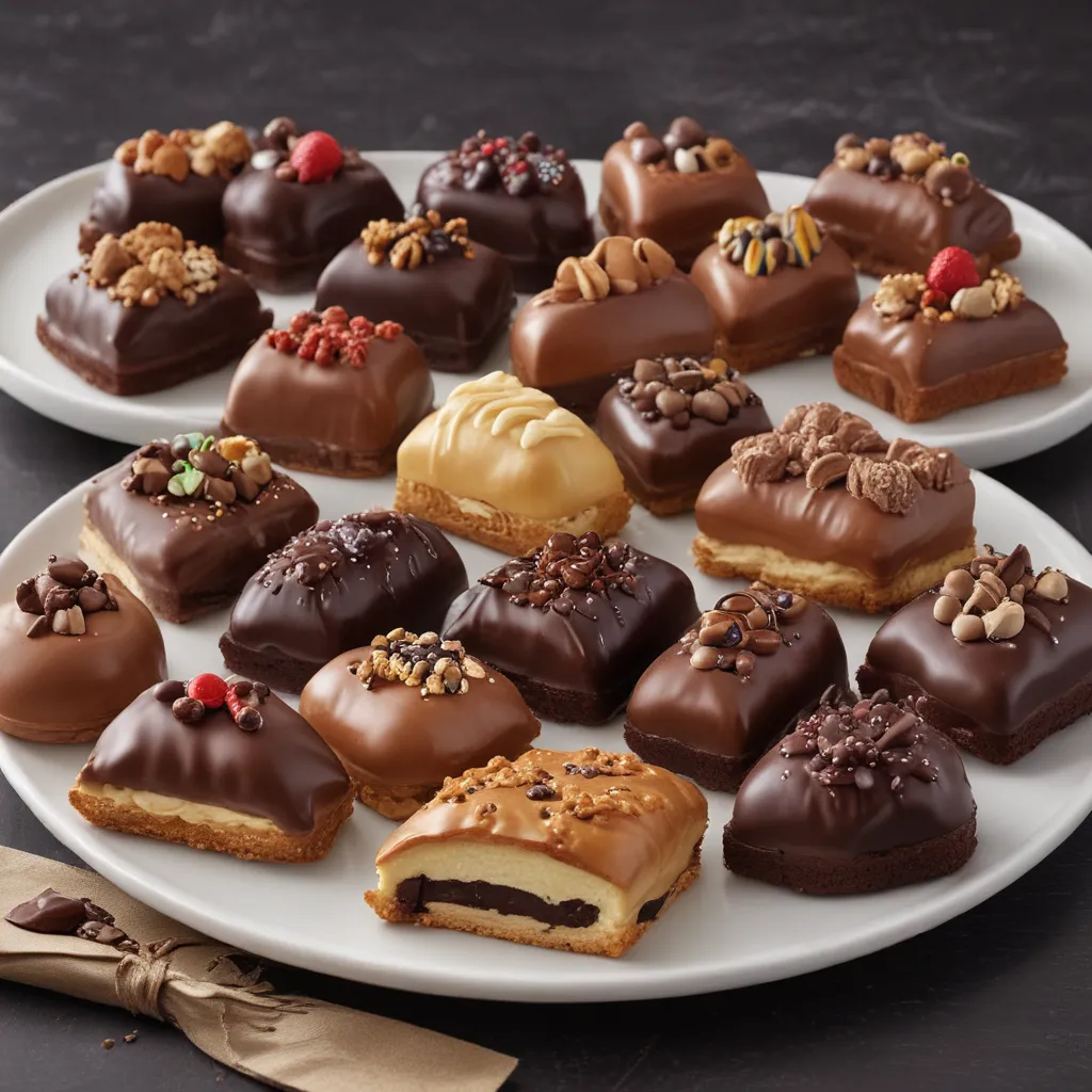 Decadent Chocolate-Covered Pastries and Treats