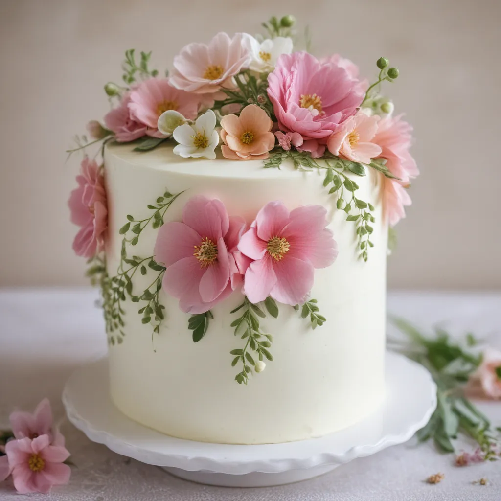 Decorating Cakes with Fresh Edible Flowers