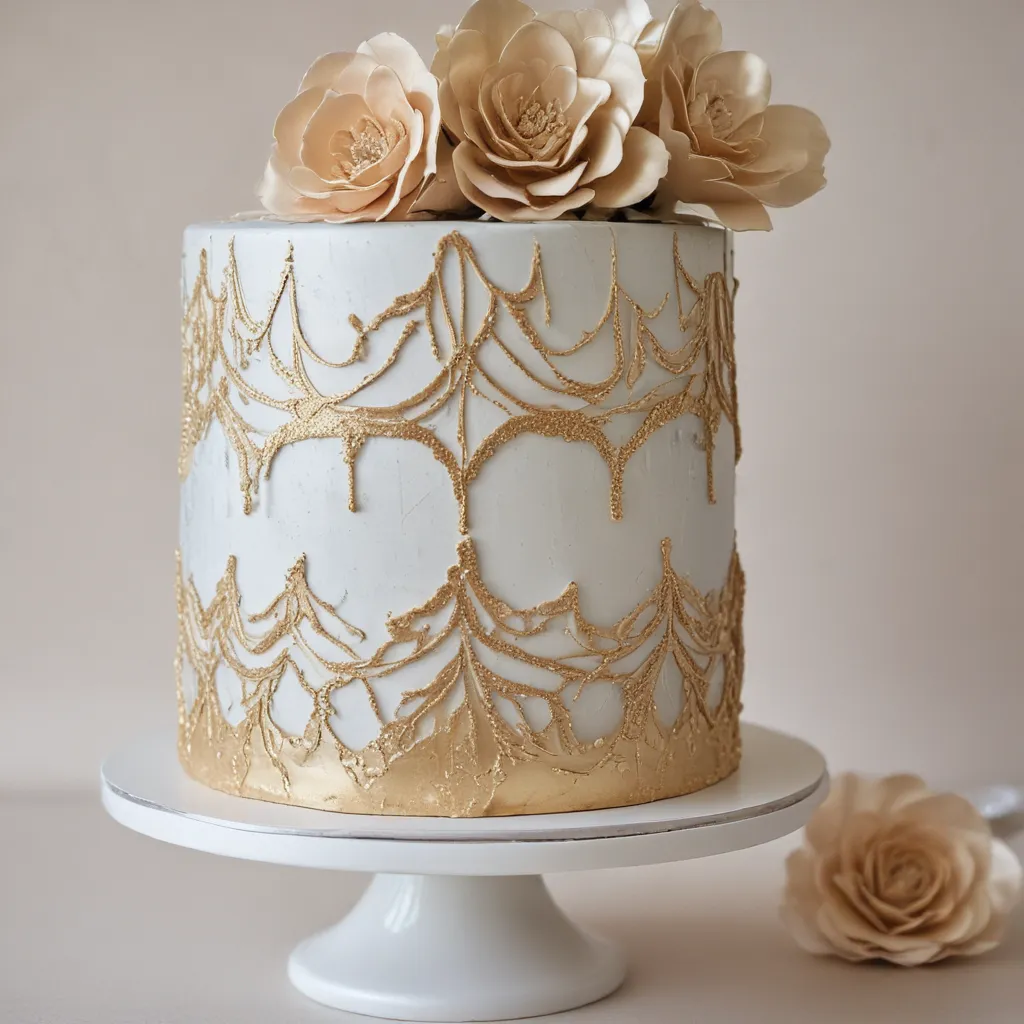 Decorating Cakes with Metallic Accents