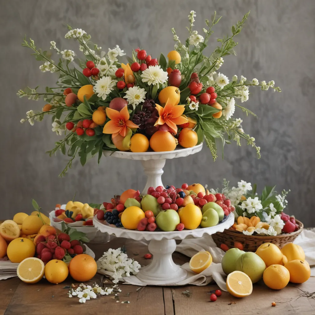 Decorating with Fresh Fruit and Flowers