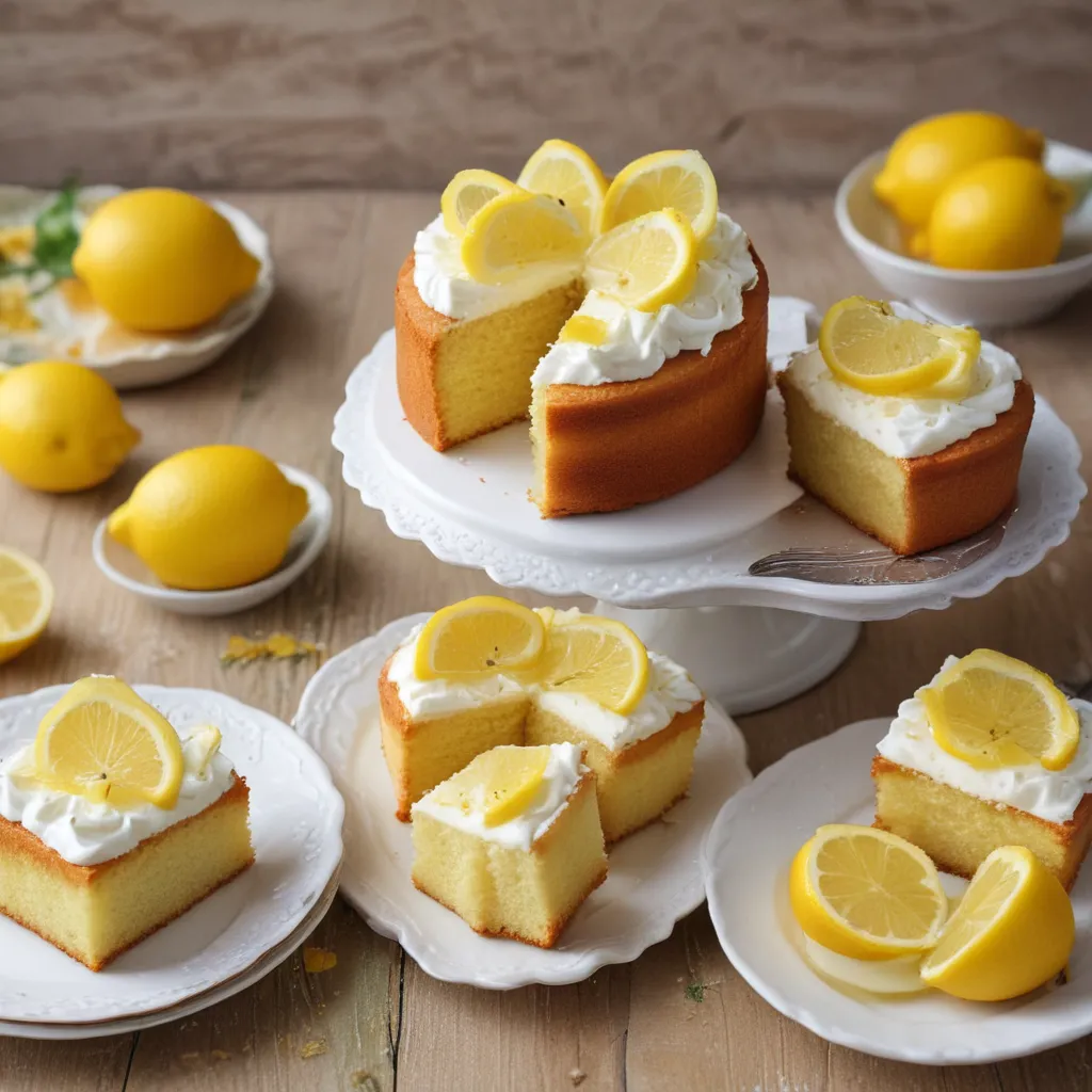 Delightful Lemon Cakes with Fresh Flavor