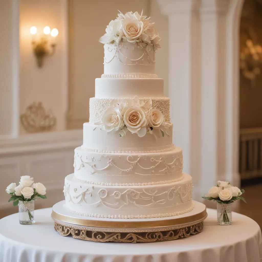 Elegant Ballroom Wedding Cakes