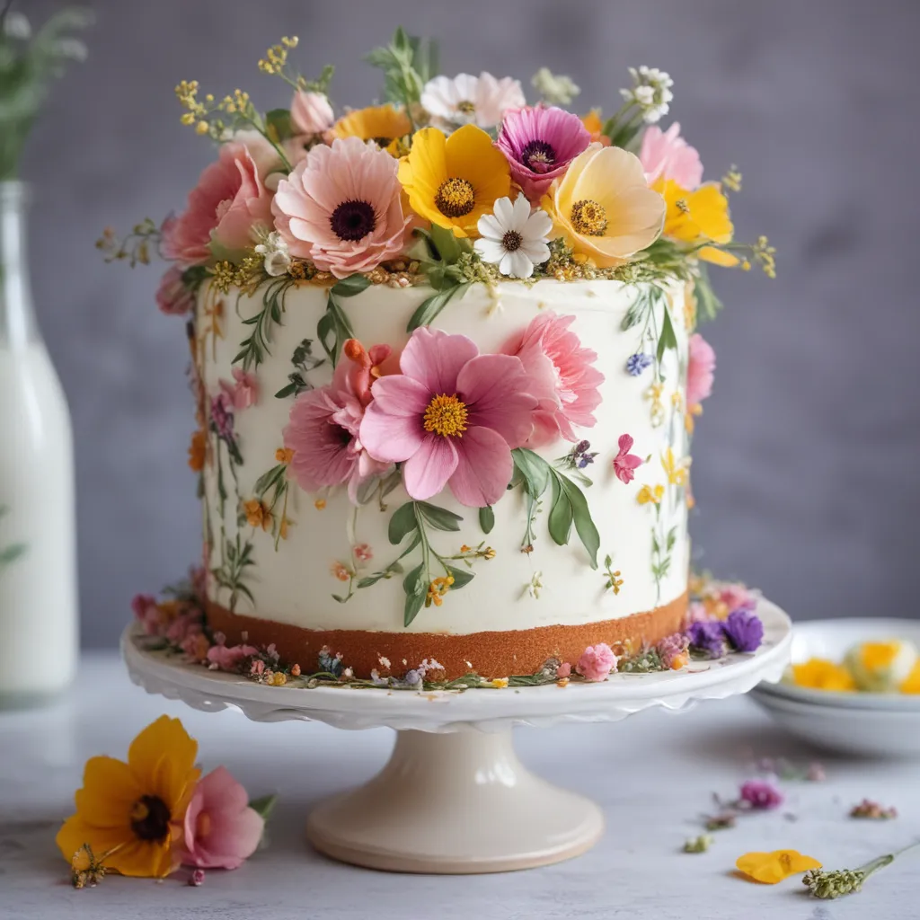 Floral Fabulous: Cakes Blooming with Edible Flowers