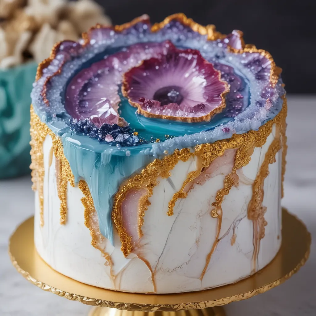 Geode Cakes: How to Make Mesmerizing Gemstone-Inspired Creations