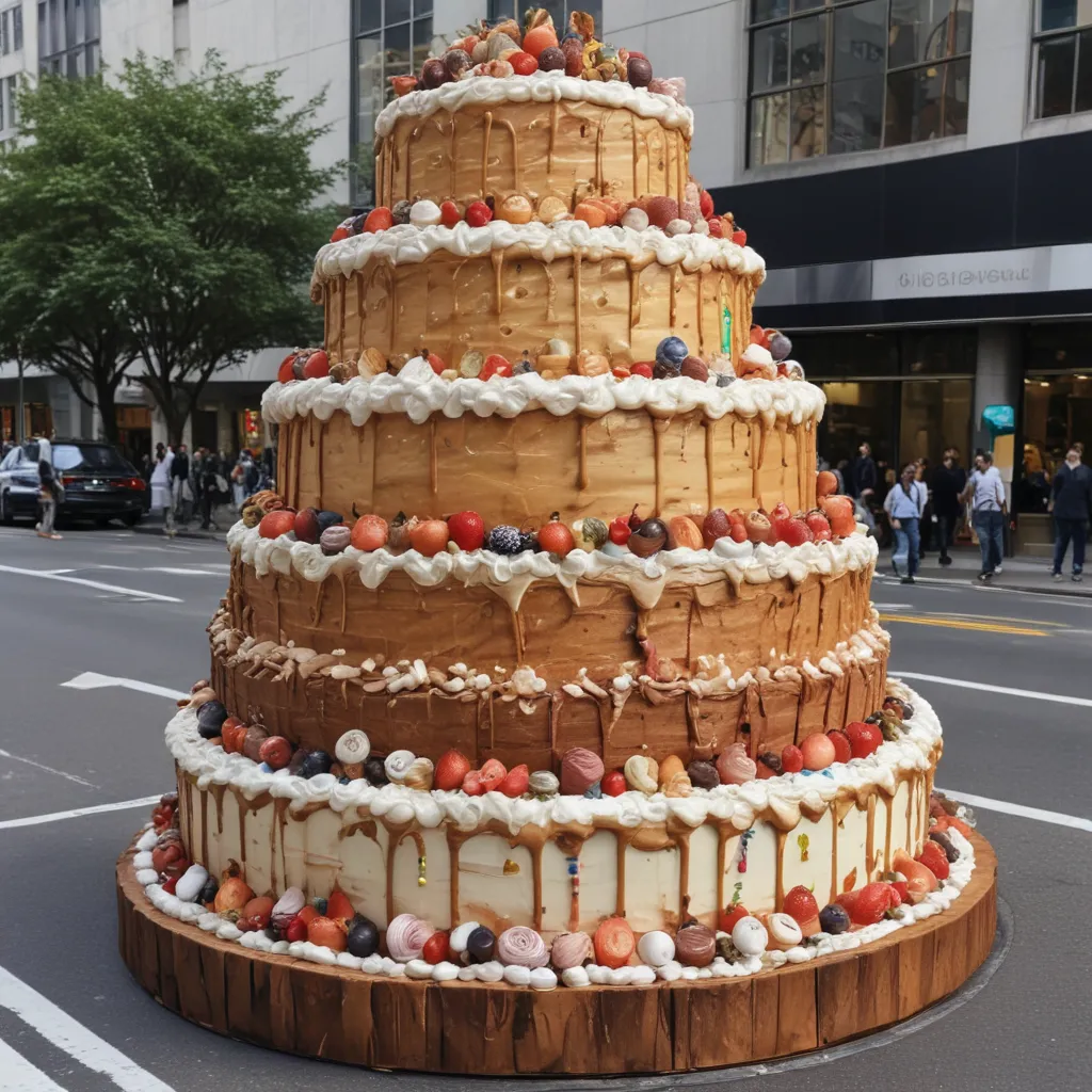 Giant, Over-the-Top Cakes that Stop Traffic