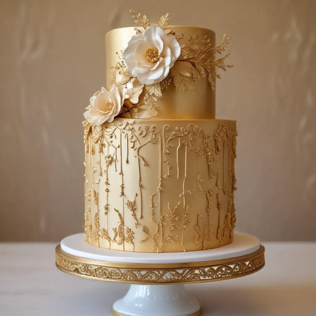 Gilded & Glamorous: Elegant Gold Accented Cakes