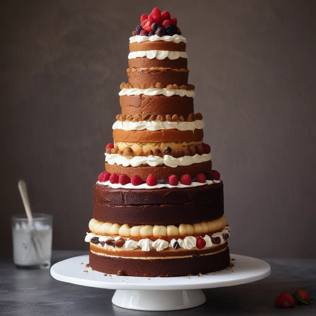 Gravity-Defying Stacked Cakes