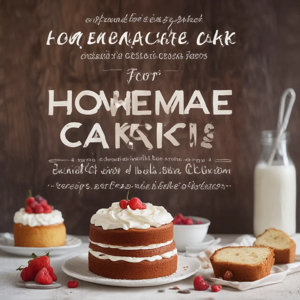 Homemade Cake from Scratch: Recipes for Every Baker and Occasion