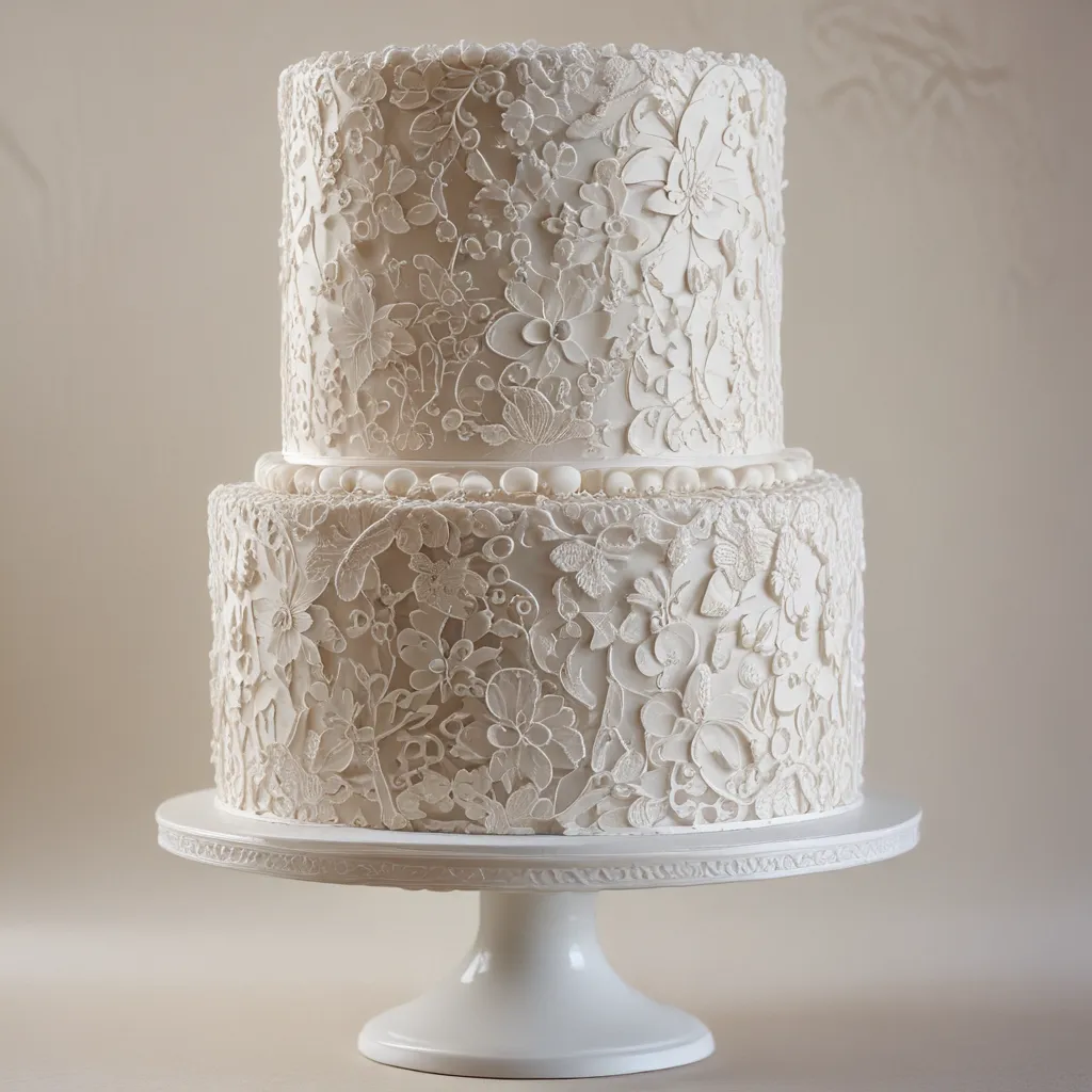 Intricate Lace and Pattern Cake Designs