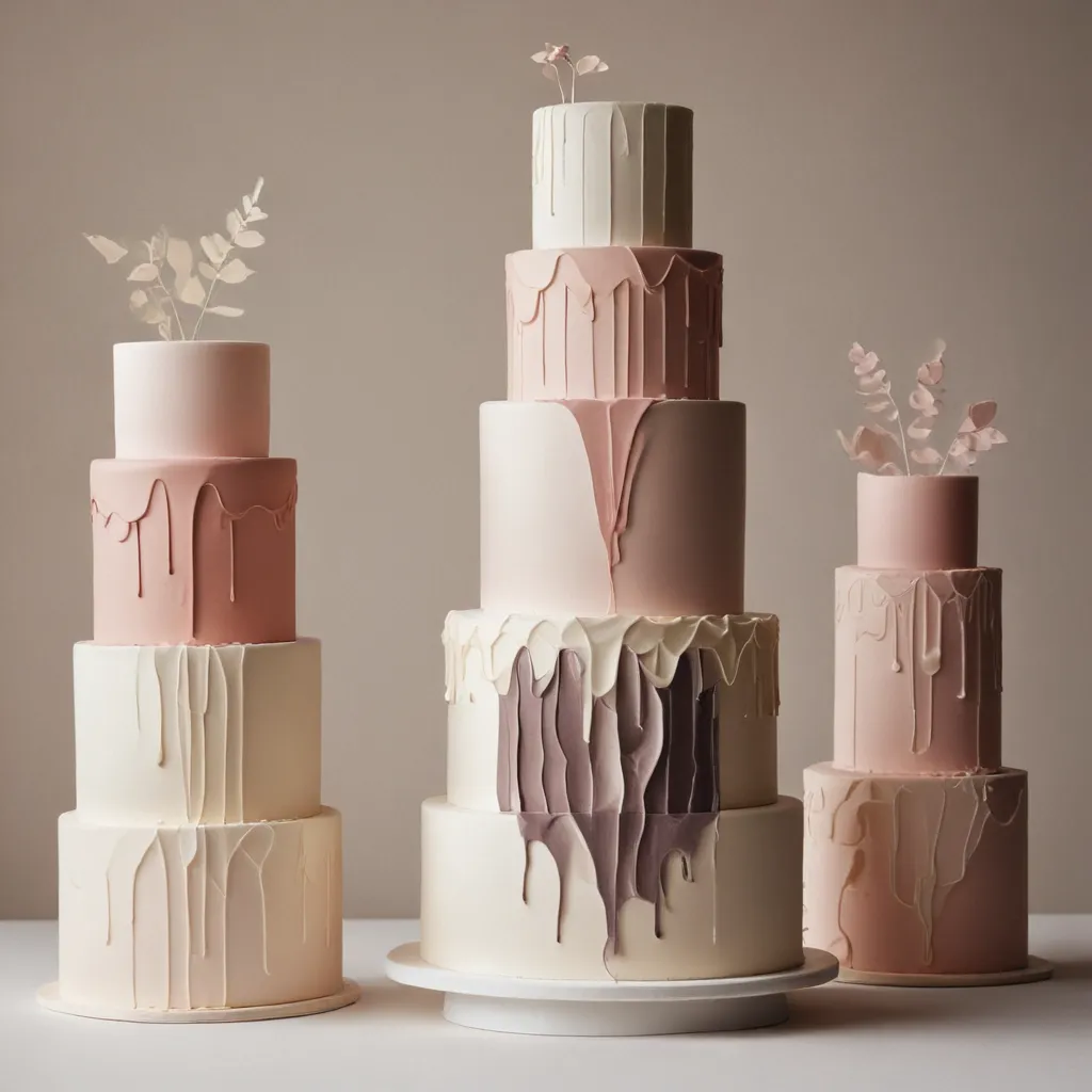 Inventive Vertical Cake Shapes and Silhouettes