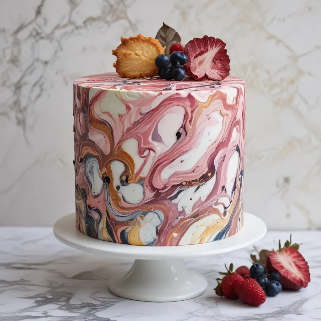Marvelous Modern Marbled Cakes