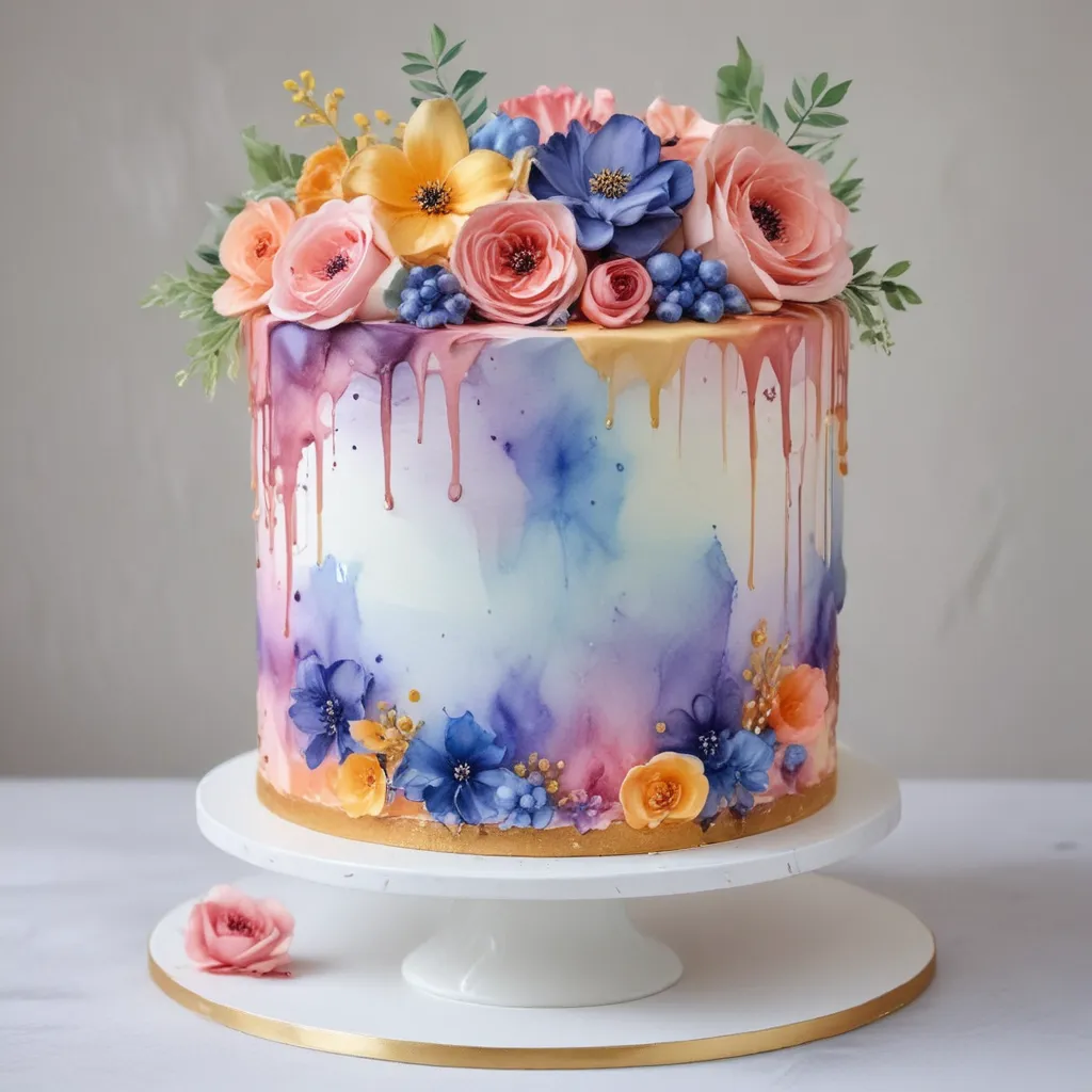 Mesmerizing Watercolor Cake Designs You Have to See