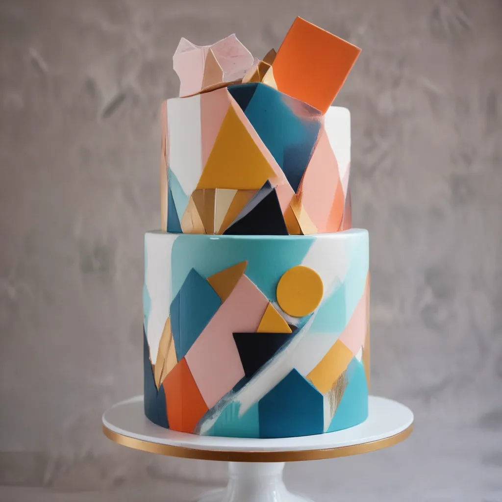 Modern Geometric Cake Designs