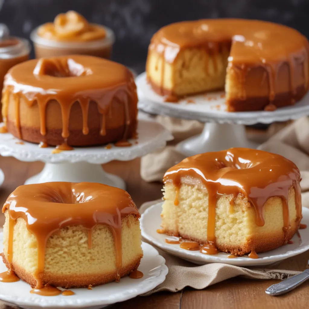 Mouthwatering Homemade Caramel Cakes