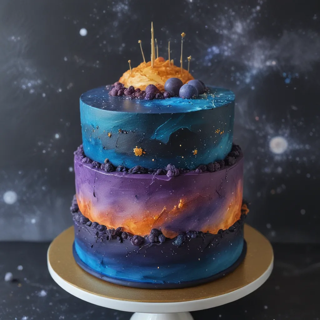 Out-of-this-World Galaxy Cakes