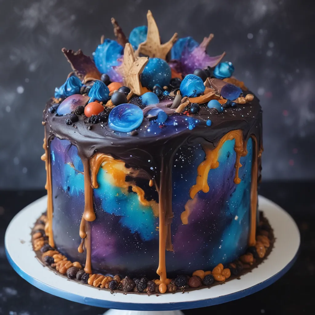 Out-of-this World Galaxy Cakes