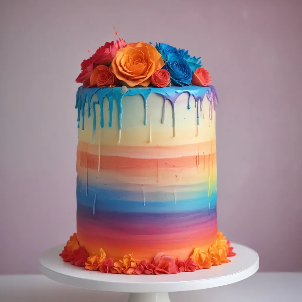Rainbow Bright: Vibrant Ombre and Tie-Dye Cake Creations