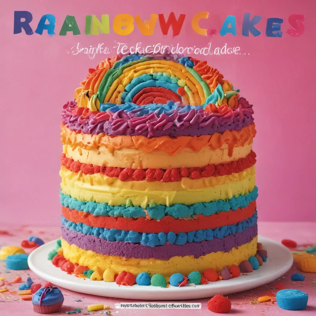 Rainbow Cakes: Bright Technicolor Creations Kids Adore