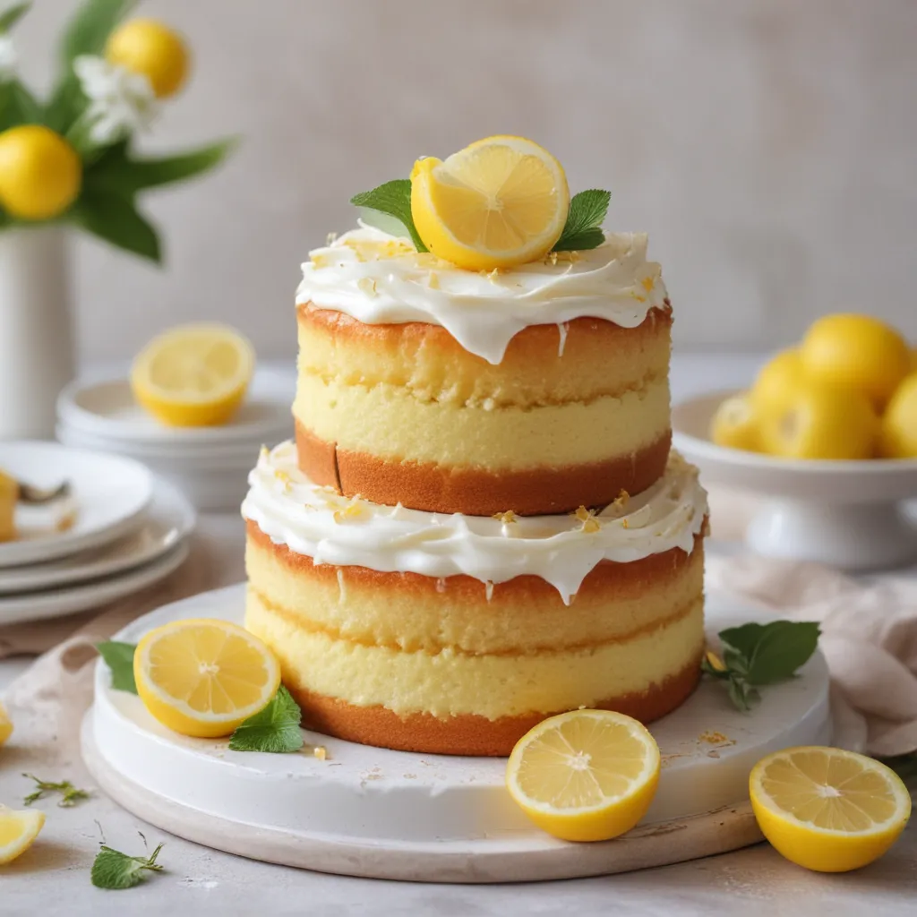 Refreshing Lemon Cakes Perfect for Springtime Celebrations