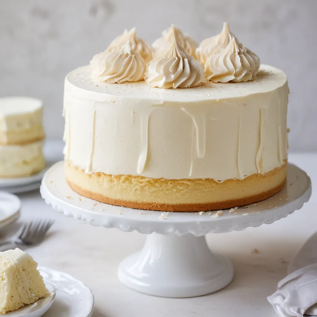 Silky French Vanilla Cake with Creamy Vanilla Bean Buttercream