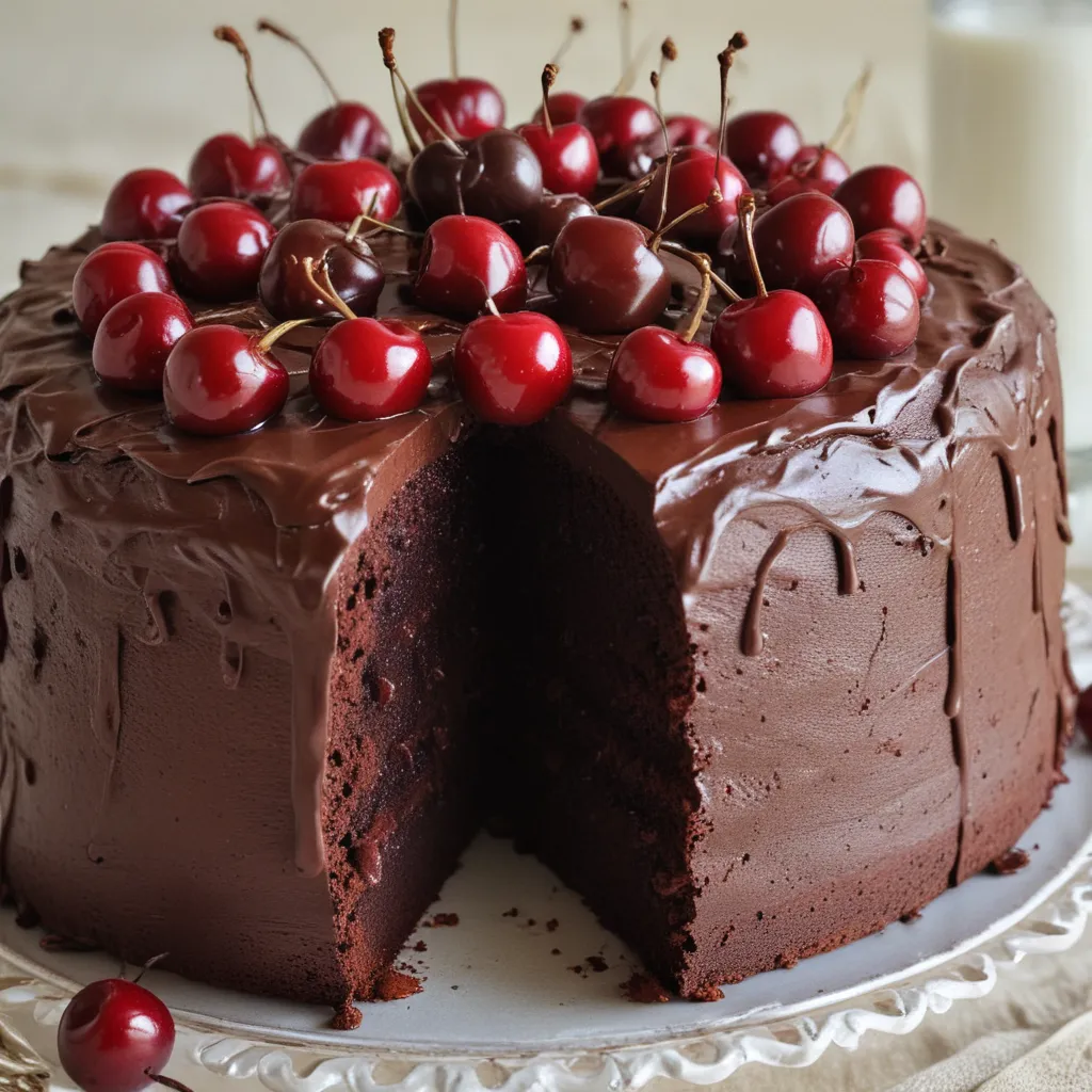 Sinfully Rich Chocolate Cherry Cake Recipe