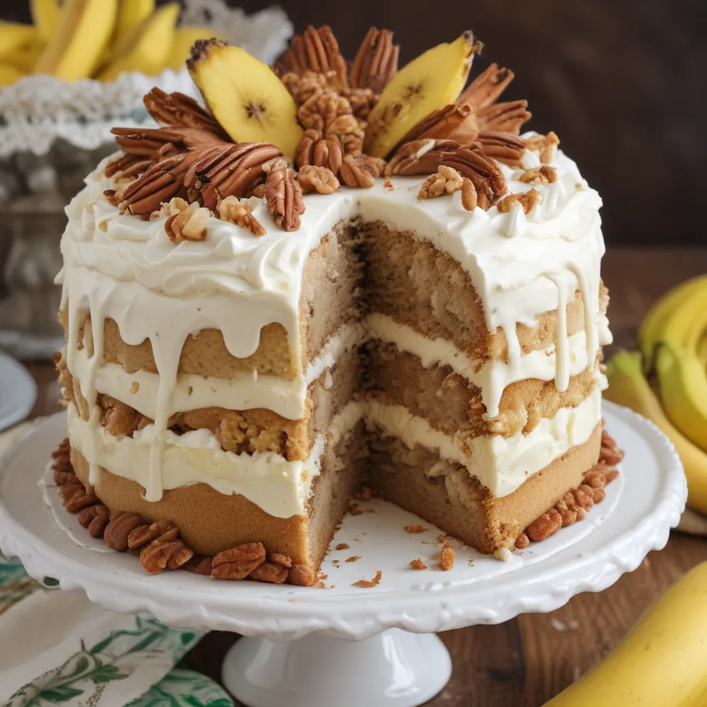 Southern Style Hummingbird Cake: Bananas, Pineapple and Pecans
