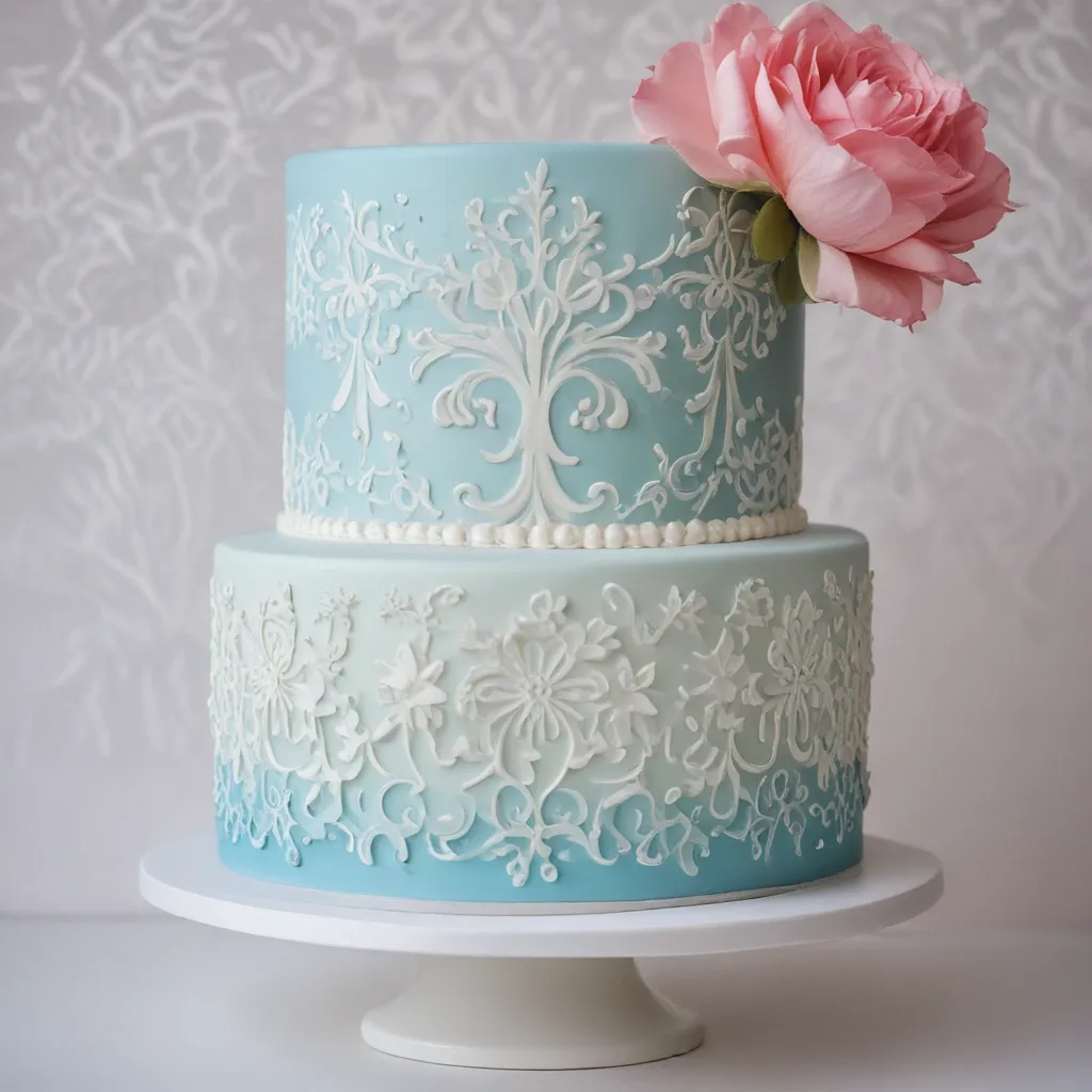 Stenciling and Airbrushing Cake Decor