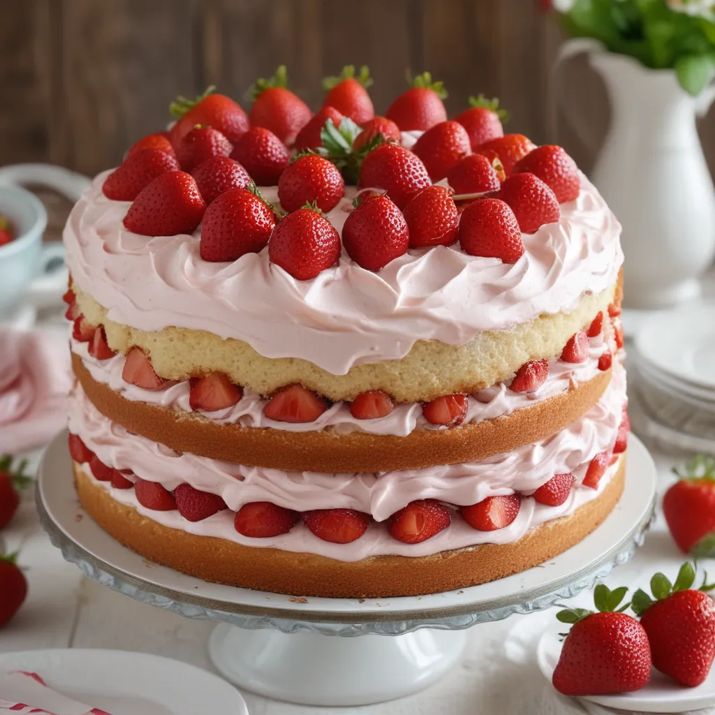 Strawberry Cake: Flavorful Treats for Springtime Parties