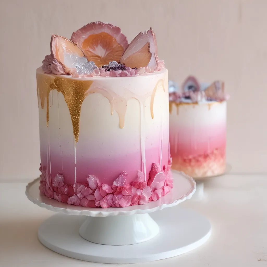Trendy Ombre and Geode Cakes You Can Make at Home
