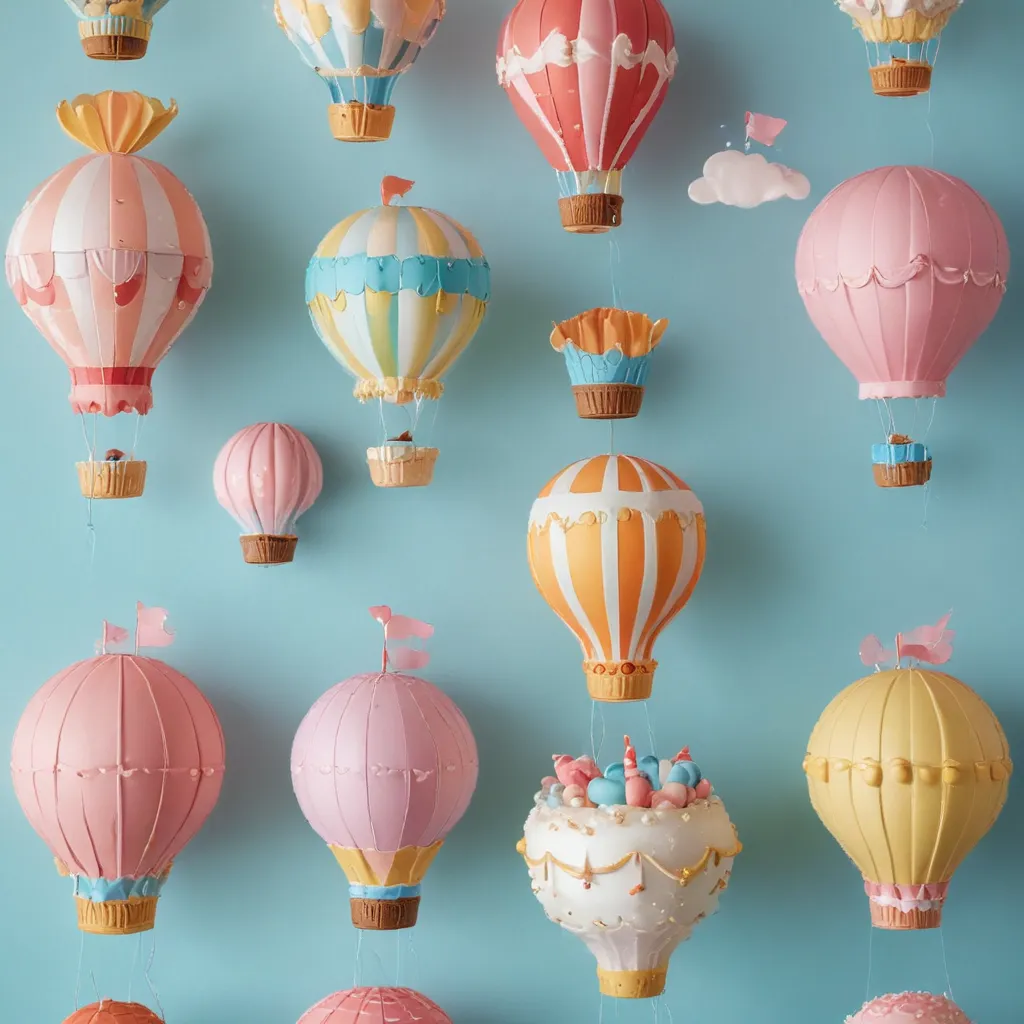 Whimsical Hot Air Balloon Cakes