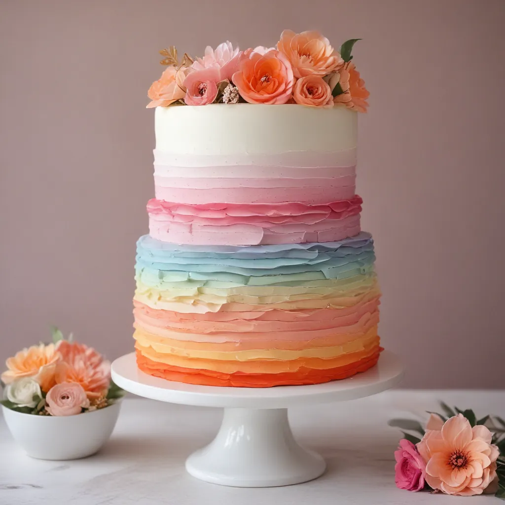 Wild About Ombre: Color Gradient Cake Designs