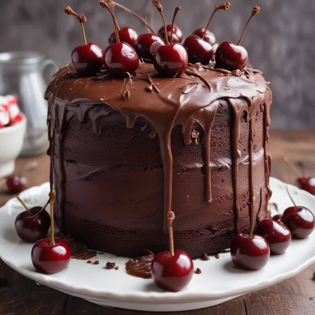 decadent Chocolate Cherry Dream Cakes